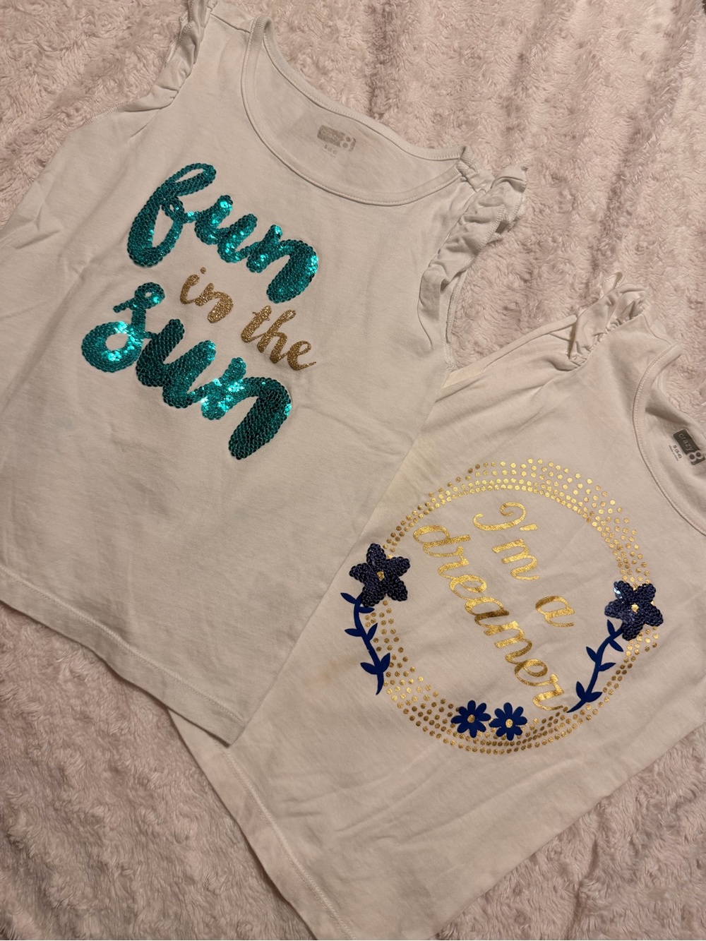 Bundle Crazy 8 shirts for girls size s 6/7